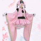 カードキャプターさくら クリアカード編 木之本桜　ピンクの道服 　コスチューム　コスプレ衣装
